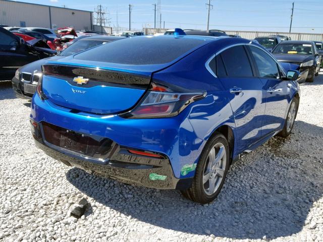 1G1RC6S56GU117992 - 2016 CHEVROLET VOLT LT BLUE photo 4