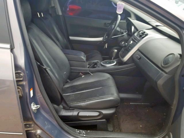 JM3ER29L380211281 - 2008 MAZDA CX-7 GRAY photo 5