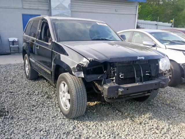 1J8GR48K48C104365 - 2008 JEEP GRAND CHER BLACK photo 1