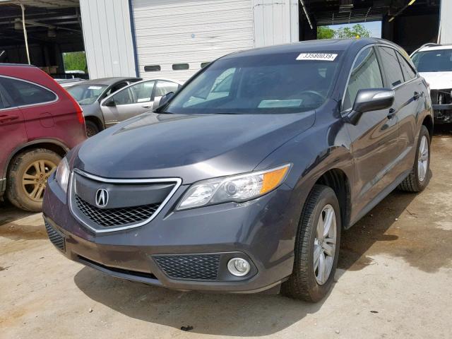 5J8TB3H54EL002141 - 2014 ACURA RDX TECHNO GRAY photo 2