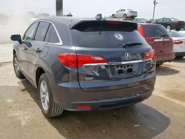 5J8TB3H54EL002141 - 2014 ACURA RDX TECHNO GRAY photo 3