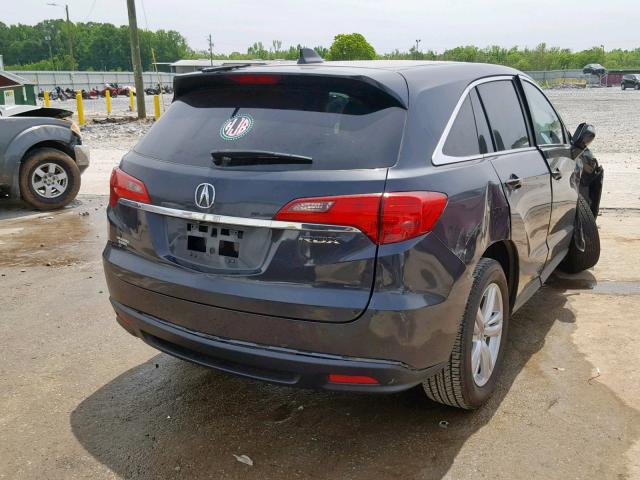 5J8TB3H54EL002141 - 2014 ACURA RDX TECHNO GRAY photo 4