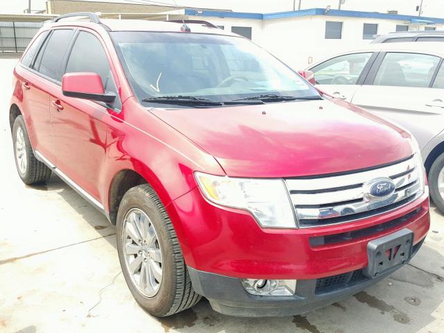 2FMDK3JC0ABA01800 - 2010 FORD EDGE SEL BURGUNDY photo 1