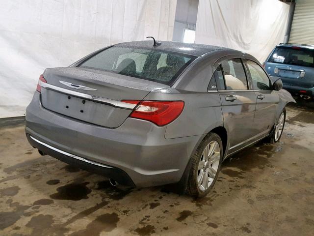 1C3BC1FG8BN615741 - 2011 CHRYSLER 200 TOURIN GRAY photo 4