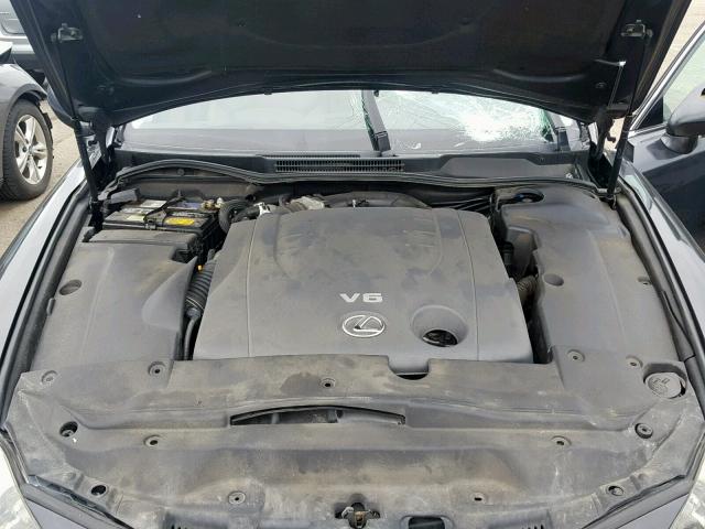 JTHCK262562005556 - 2006 LEXUS IS 250 GRAY photo 7