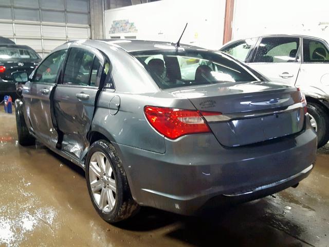 1C3CCBBB6CN287905 - 2012 CHRYSLER 200 TOURIN GRAY photo 3