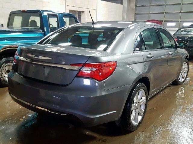 1C3CCBBB6CN287905 - 2012 CHRYSLER 200 TOURIN GRAY photo 4