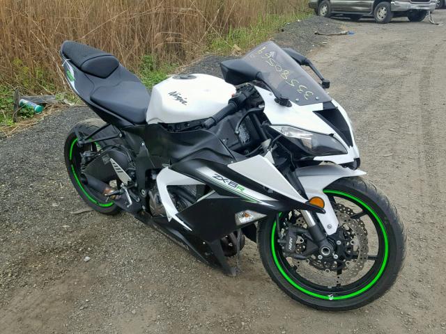 JKBZXJE17EA010753 - 2014 KAWASAKI ZX636 E WHITE photo 1