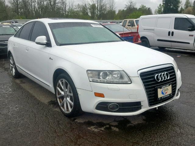 WAUFGAFB2BN007202 - 2011 AUDI A6 PREMIUM WHITE photo 1