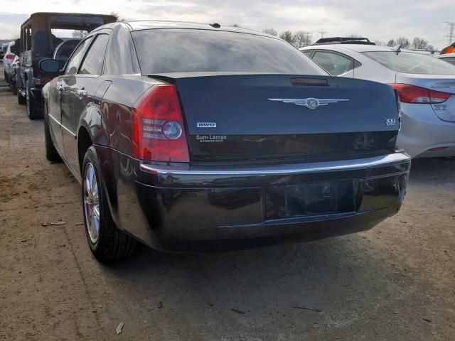 2C3KK33V79H548800 - 2009 CHRYSLER 300 LIMITE BLACK photo 3