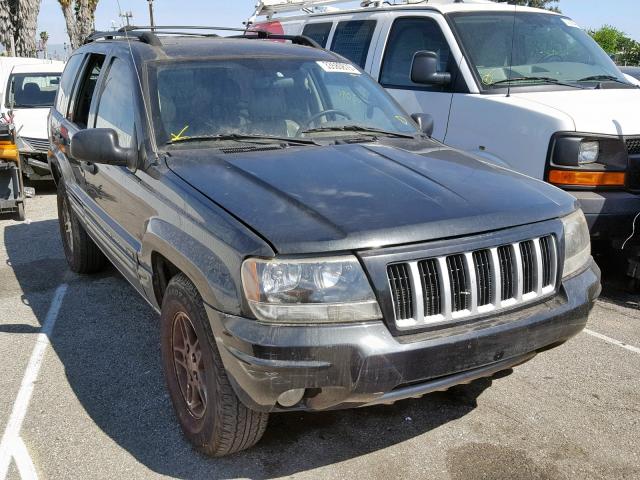 1J4GX48S04C255009 - 2004 JEEP GRAND CHER BLACK photo 1