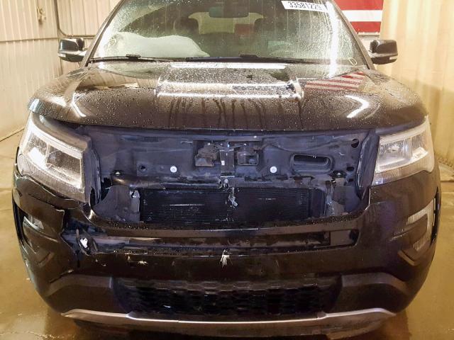 1FM5K8F82GGA98828 - 2016 FORD EXPLORER L BLACK photo 9