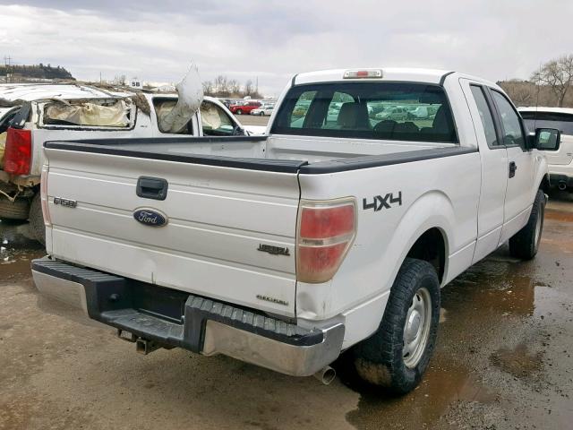 1FTFX1EF0CFB16163 - 2012 FORD F150 SUPER WHITE photo 4