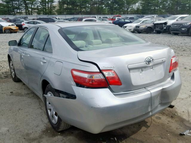 4T1BE46K97U076762 - 2007 TOYOTA CAMRY NEW SILVER photo 3