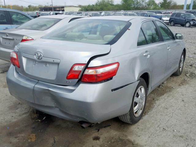 4T1BE46K97U076762 - 2007 TOYOTA CAMRY NEW SILVER photo 4