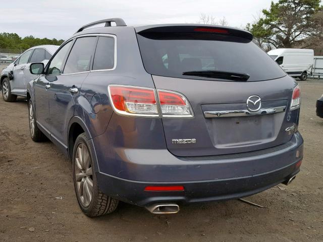 JM3TB38VX80148653 - 2008 MAZDA CX-9 BLUE photo 3