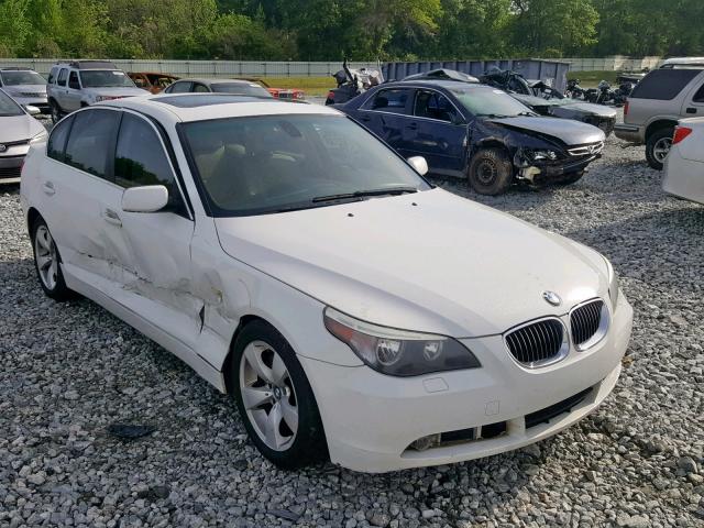 WBANE53507CW66437 - 2007 BMW 525 I WHITE photo 1