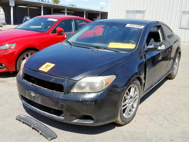 JTKDE177650005134 - 2005 TOYOTA SCION TC შავი ფოტო 2