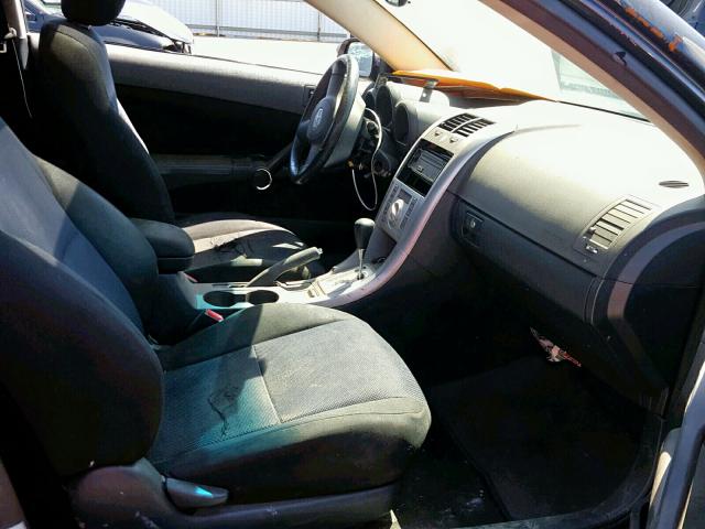 JTKDE177650005134 - 2005 TOYOTA SCION TC შავი ფოტო 5