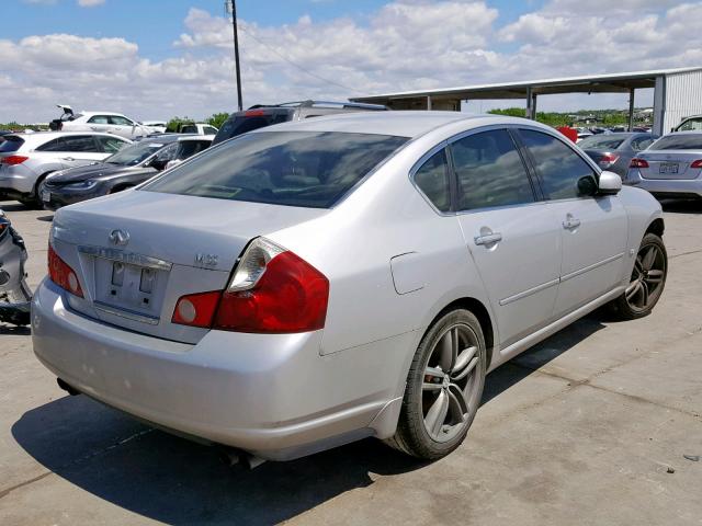 JNKAY01E56M111098 - 2006 INFINITI M35 BASE SILVER photo 4