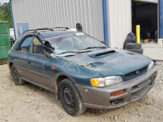 JF1GF4852WH814039 - 1998 SUBARU IMPREZA OU GREEN photo 1