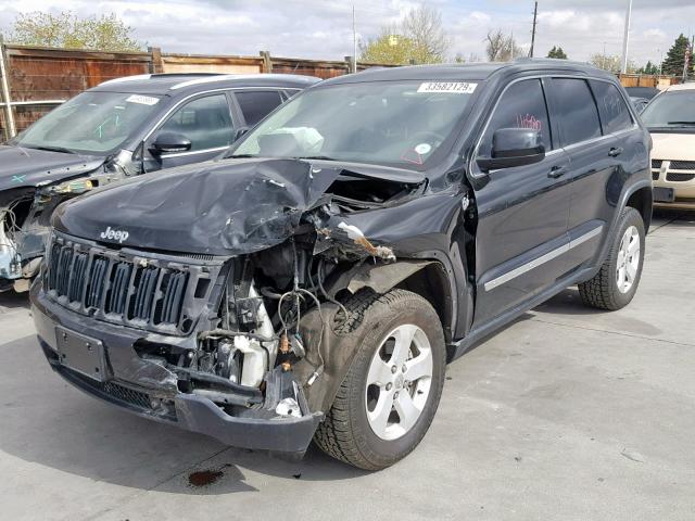 1C4RJFAT7CC226426 - 2012 JEEP GRAND CHER BLACK photo 2