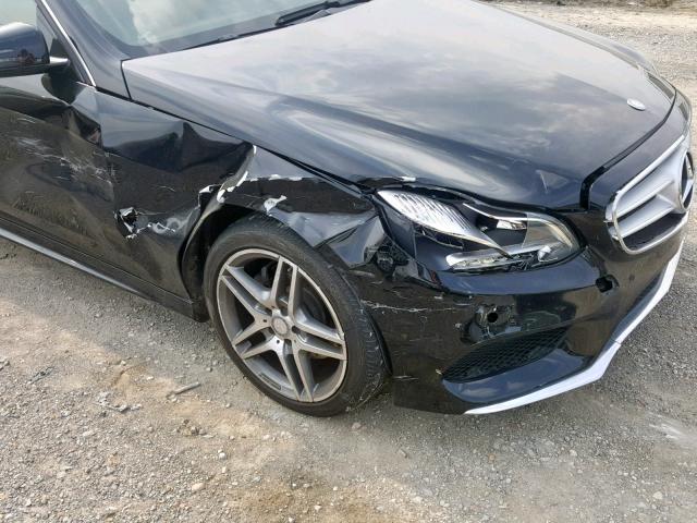 WDDHF5KB2EB067794 - 2014 MERCEDES-BENZ E 350 BLACK photo 9