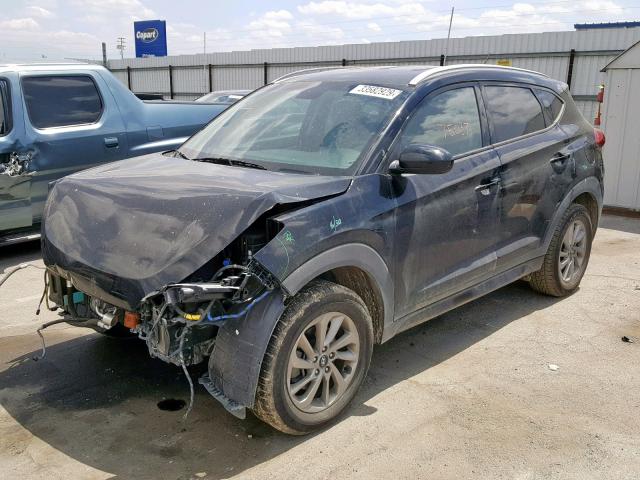 KM8J33A47GU145761 - 2016 HYUNDAI TUCSON BLACK photo 2