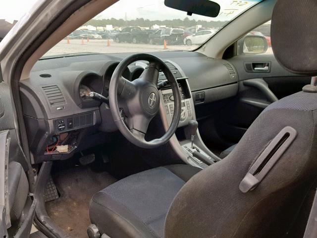 JTKDE177X50015259 - 2005 TOYOTA SCION TC ვერცხლისფერი ფოტო 9