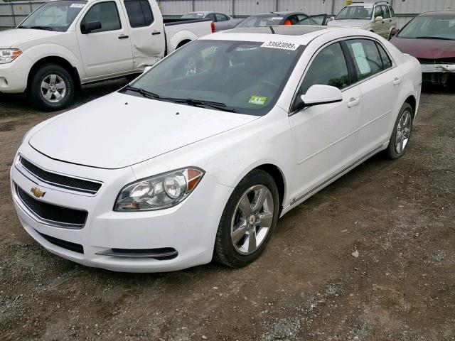 1G1ZJ57B094167532 - 2009 CHEVROLET MALIBU 2LT WHITE photo 2