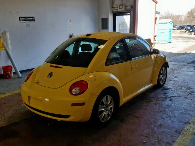 3VWRG3AG6AM018708 - 2010 VOLKSWAGEN NEW BEETLE YELLOW photo 4