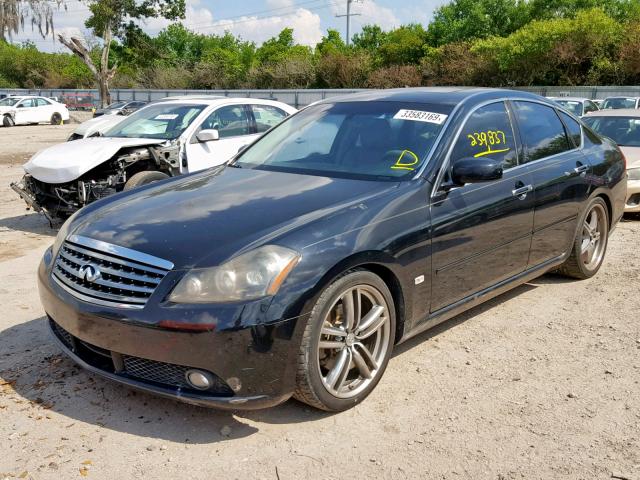 JNKBY01E66M201140 - 2006 INFINITI M45 BASE BLACK photo 2