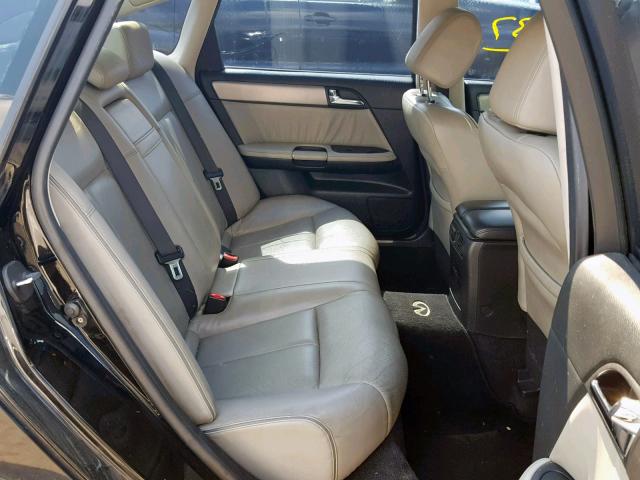 JNKBY01E66M201140 - 2006 INFINITI M45 BASE BLACK photo 6