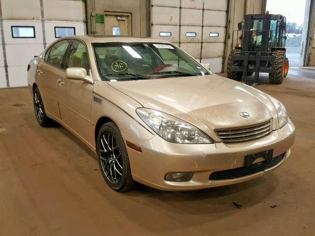 JTHBF30G330143789 - 2003 LEXUS ES 300 GOLD photo 1