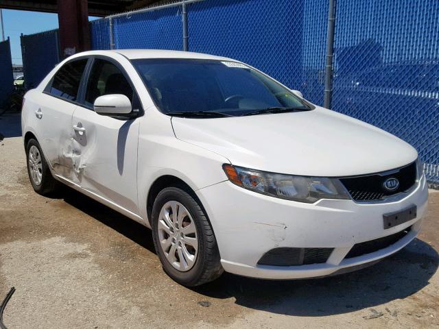 KNAFU4A29D5724832 - 2013 KIA FORTE EX WHITE photo 1