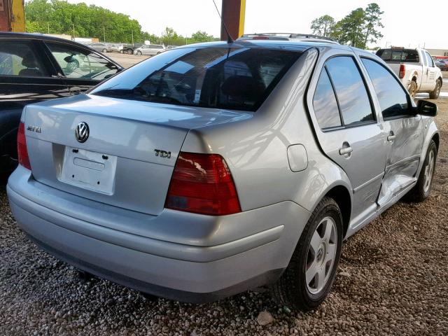 3VWSP69M12M131660 - 2002 VOLKSWAGEN JETTA GLS SILVER photo 4