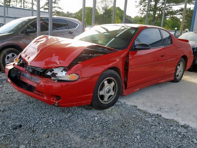 2G1WW12EX59263612 - 2005 CHEVROLET MONTE CARL 红色 照片 2