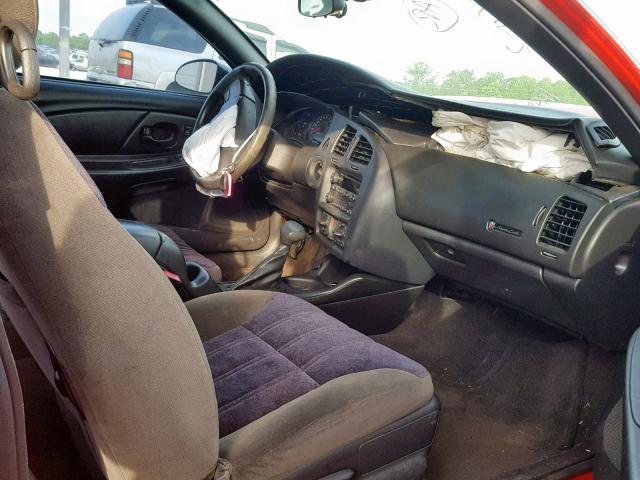 2G1WW12EX59263612 - 2005 CHEVROLET MONTE CARL 红色 照片 5