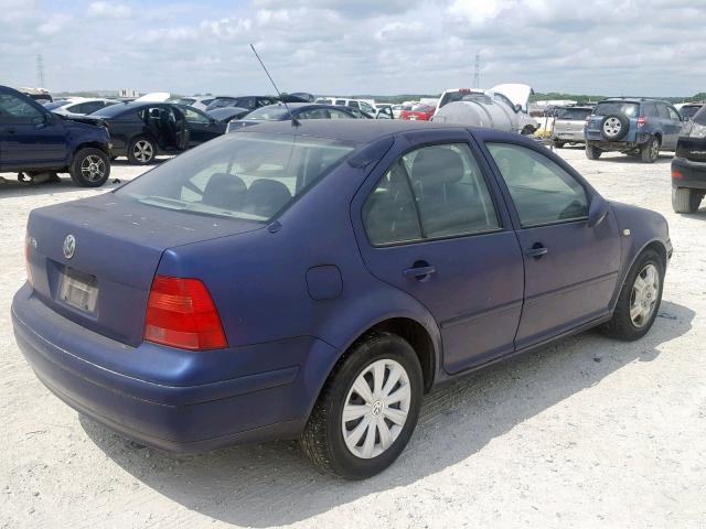 3VWRC29M2YM091083 - 2000 VOLKSWAGEN JETTA GL BLUE photo 4