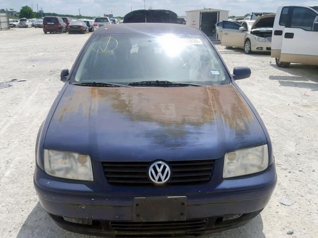 3VWRC29M2YM091083 - 2000 VOLKSWAGEN JETTA GL BLUE photo 9