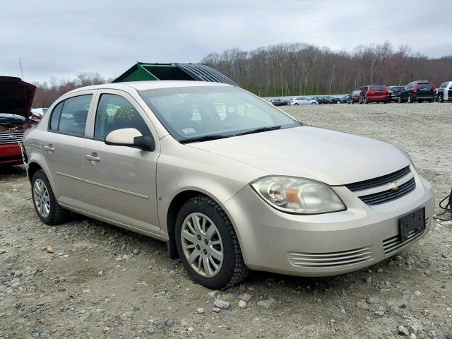 1G1AT58H297150496 - 2009 CHEVROLET COBALT LT TAN photo 1