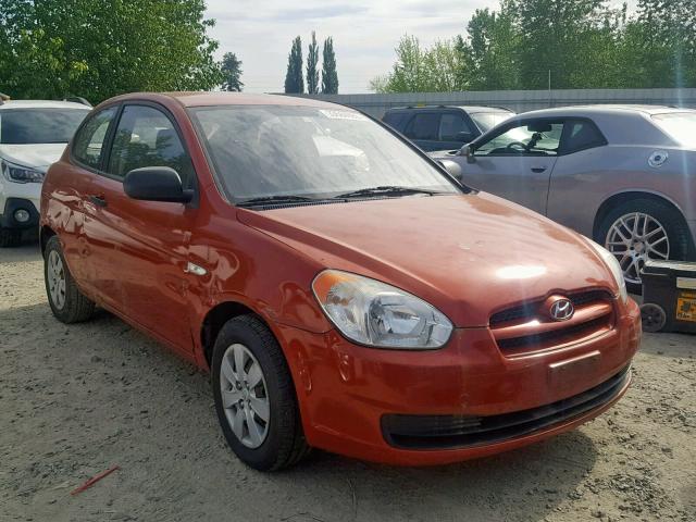 KMHCM36C29U117889 - 2009 HYUNDAI ACCENT GS ORANGE photo 1