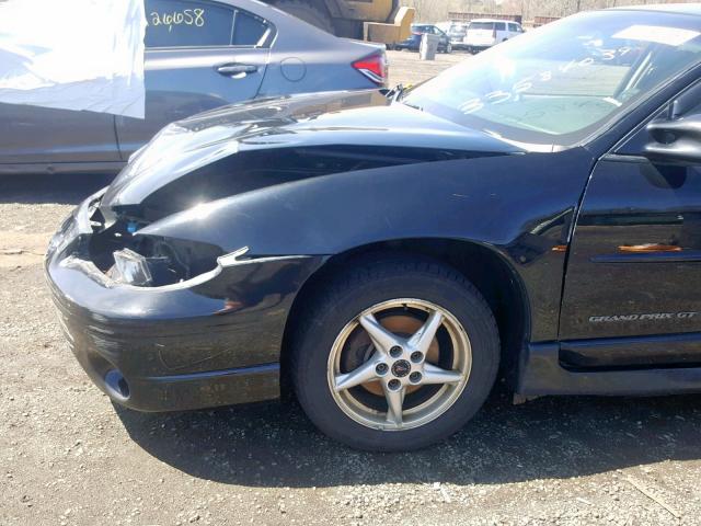 1G2WP52K52F214388 - 2002 PONTIAC GRAND PRIX BLACK photo 9