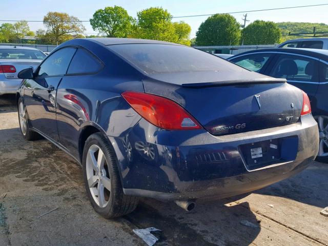 1G2ZH17N484152850 - 2008 PONTIAC G6 GT BLUE photo 3