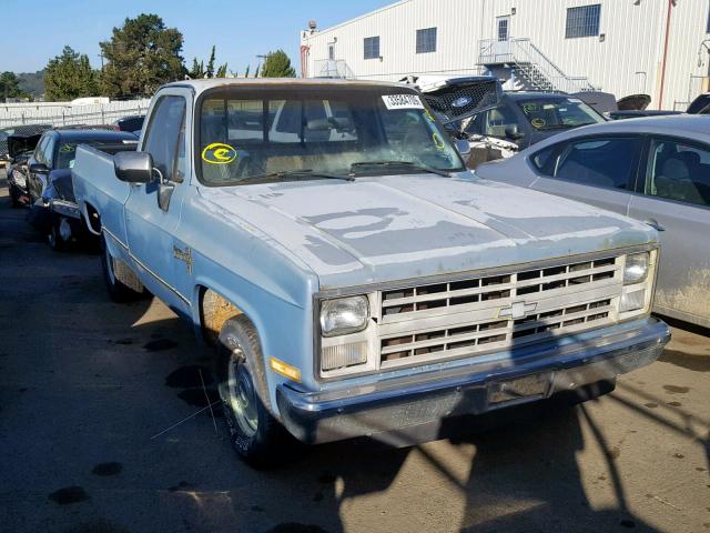 1GCER14K0HJ101560 - 1987 CHEVROLET R10 BLUE photo 1