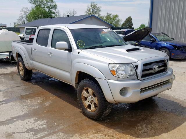 3TMMU4FN9AM016258 - 2010 TOYOTA TACOMA DOU SILVER photo 1