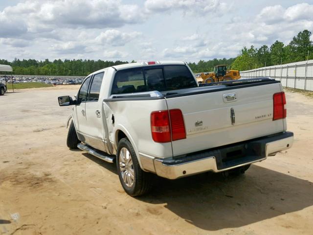 5LTPW16516FJ17790 - 2006 LINCOLN MARK LT WHITE photo 3