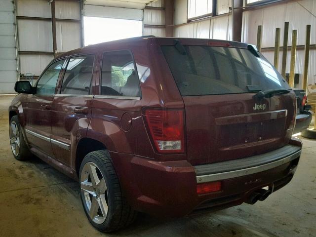 1J8HR78W09C505051 - 2009 JEEP GRAND CHER RED photo 3