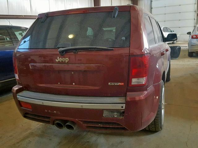 1J8HR78W09C505051 - 2009 JEEP GRAND CHER RED photo 4