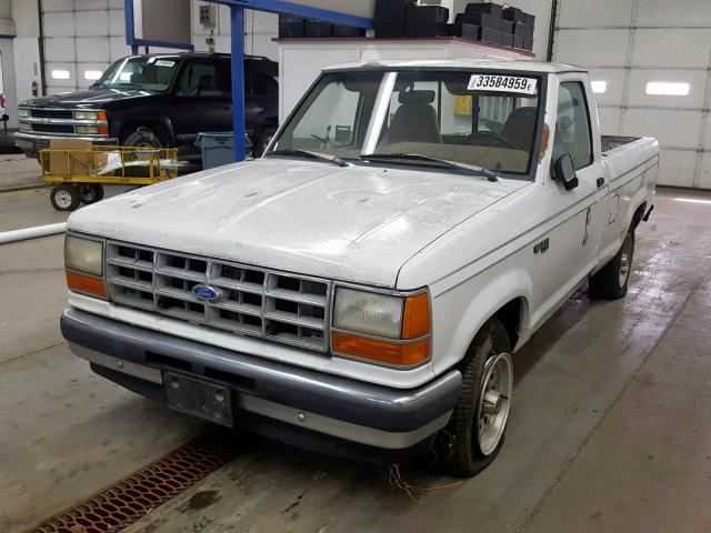 1FTCR10AXMPA71530 - 1991 FORD RANGER WHITE photo 2